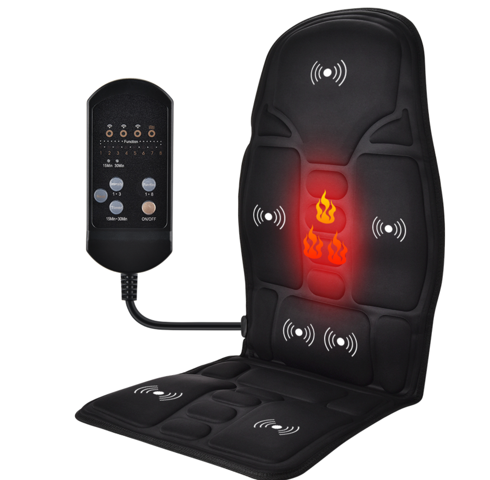 Car Seat Massager with Heat and Vibrate