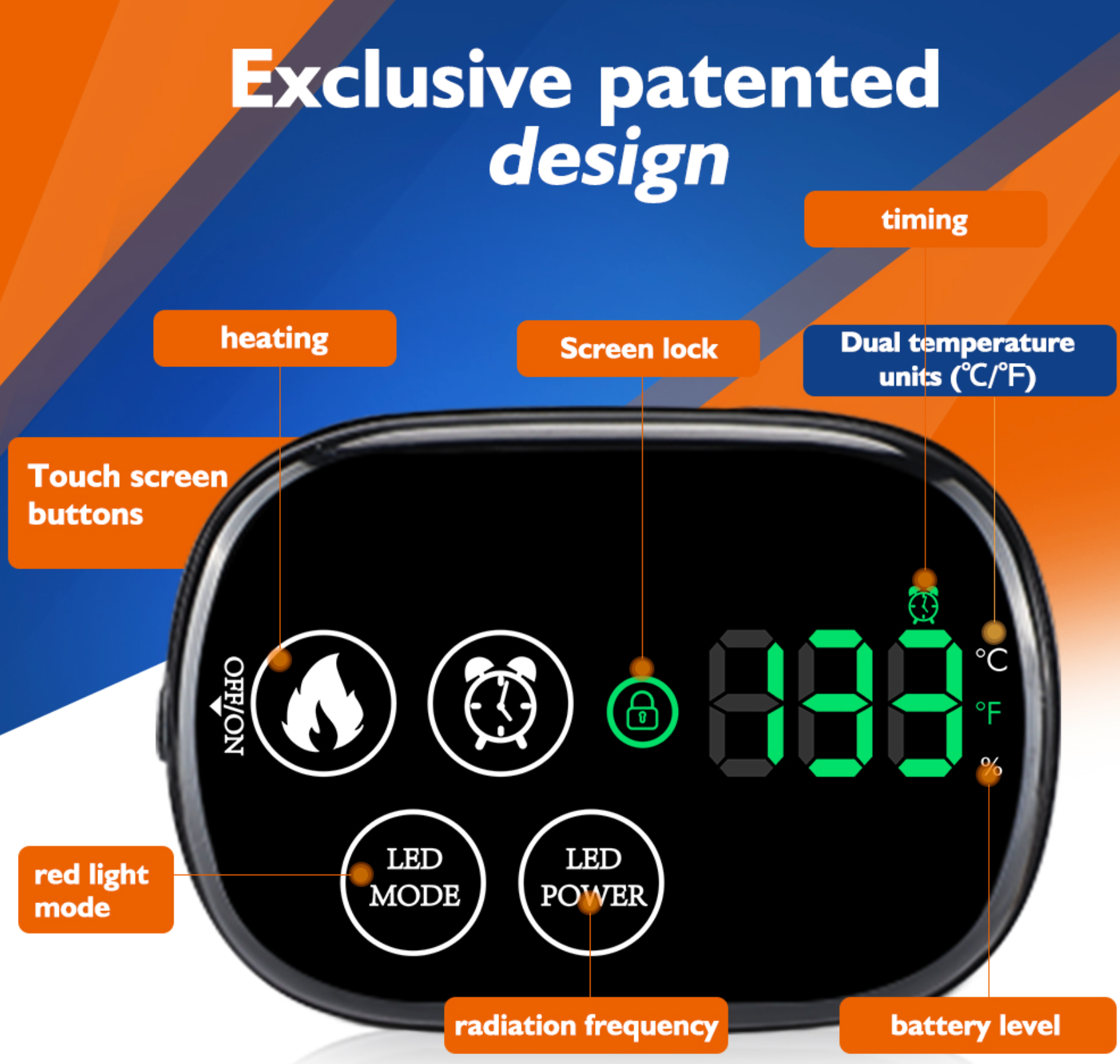 Cordless Knee Massager- Heated Knee Brace Wrap