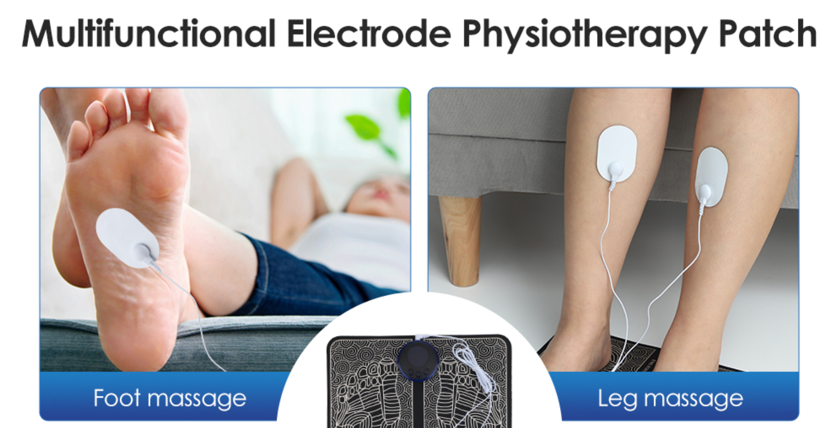 Foot Massager Pain Relief Wireless Electric EMS